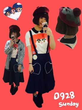 チャッキーナ 𓆌さん（レディース・160cm）の秋コーディネート