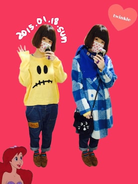 「瀬戸あゆみ」｜チャッキーナ 𓆌さん（レディース・160cm）の冬コーディネート