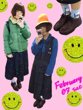 チャッキーナ 𓆌さん（レディース・160cm）の冬コーディネート