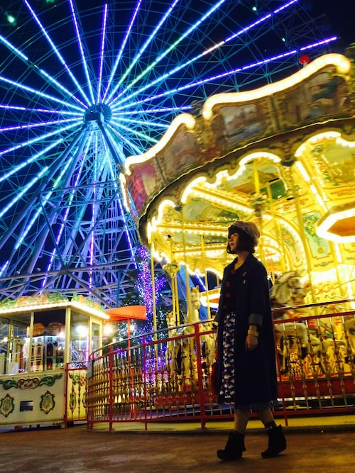 夢見心地の光る空中ブランコ
