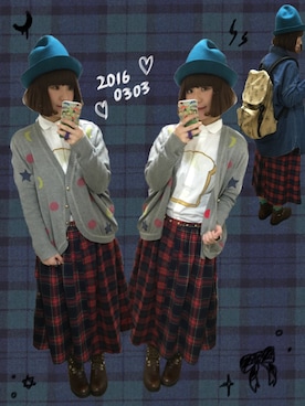 チャッキーナ 𓆌さん（レディース・160cm）の春コーディネート