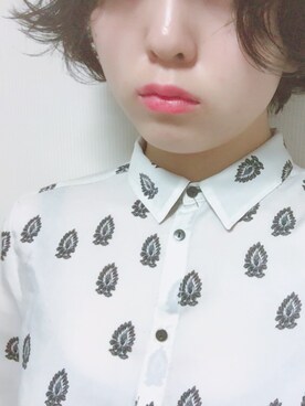 「ZARA（ザラ）のアイテム（シャツ/ブラウス、ホワイト系）」を使った、tofuさん（レディース）の秋コーディネート