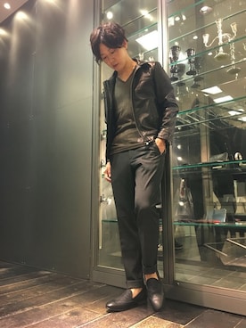 大澤 拓也さん（メンズ・165cm）の秋コーディネート