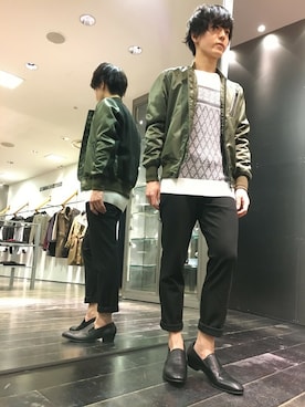 大澤 拓也さん(メンズ・165cm)の秋コーディネート