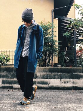 「hiromichi BY HIROMICHI NAKANO（ヒロミチ バイ ヒロミチナカノ）のアイテム（トップス）」を使った、Seiさん（メンズ・171cm）の秋コーディネート