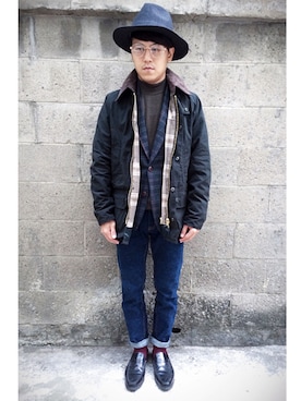 「西裝外套」｜Hardyさん（メンズ・165cm）の冬コーディネート