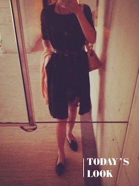 「initial（イニシャル）のアイテム（ベスト）」を使った、chloeさん（レディース・163cm）の秋コーディネート