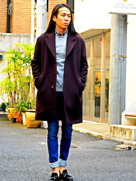 「GalaabenD（ガラアーベント）のアイテム」を使った、GalaabenD Tokyoさん（メンズ・169cm）の冬コーディネート