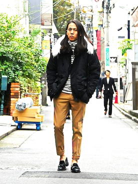 「 コート」｜GalaabenD Tokyoさん（メンズ・169cm）の秋コーディネート