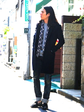 「 コート」｜GalaabenD Tokyoさん（メンズ・169cm）の秋コーディネート