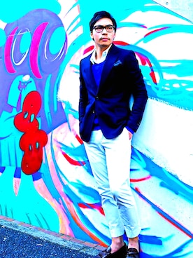 「GalaabenD（ガラアーベント）のアイテム」を使った、GalaabenD Tokyoさん（メンズ・172cm）の秋コーディネート