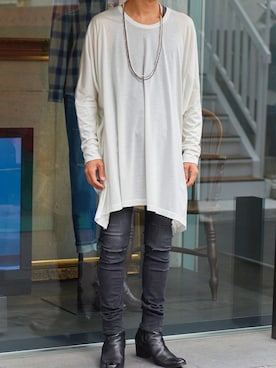 「ロングTシャツ」｜GalaabenD Tokyoさん（メンズ・169cm）の夏コーディネート