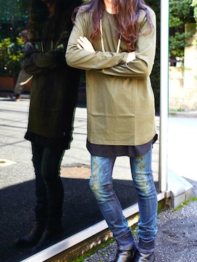 「GalaabenD（ガラアーベント）のアイテム」を使った、GalaabenD Tokyoさん（メンズ・169cm）の夏コーディネート