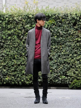 「GalaabenD（ガラアーベント）のアイテム（その他アウター）」を使った、GalaabenD Tokyoさん（メンズ・182cm）の秋コーディネート