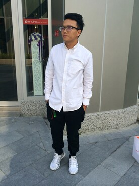 「Daniel Wellington」｜蔡宏奇さん（メンズ・170cm）の春コーディネート