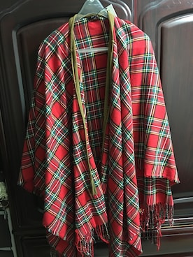 「アイテム（ポンチョ）」を使った、shintaro.さん（メンズ・179cm・20代）の冬コーディネート