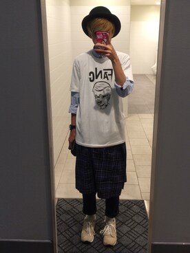 「SNOID（スノイド）のアイテム」を使った、佐々木 宏さん（メンズ・174cm）の秋コーディネート