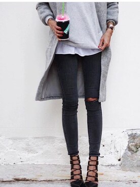 「WITCHERY（ウィッチェリ）のアイテム」を使った、yucaさん（レディース・165cm）の冬コーディネート