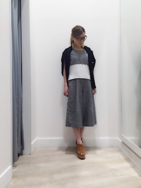 「プロデューサー巻き」｜イオンモール大日店さん（レディース・153cm）の夏コーディネート