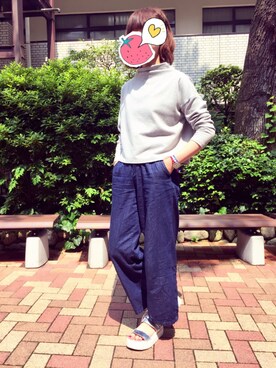 「懐かしい」｜YURIKAさん（レディース・168cm）の春コーディネート