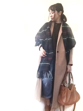 「アイテム（ブーティ）」を使った、elimsizumiさん（レディース・164cm・30代）の秋コーディネート