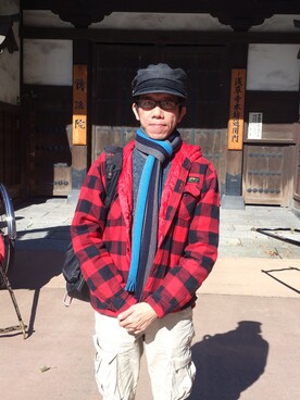 「EDWIN（エドウィン）のアイテム（モッズコート）」を使った、Rick Tuさん（メンズ・175cm）の夏コーディネート