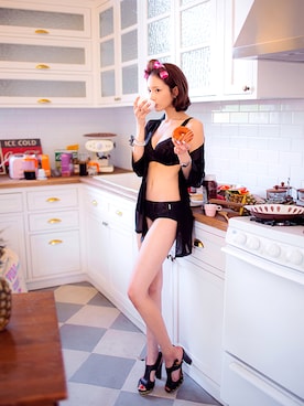 「アイテム（アンダーウェア）」を使った、chuutaiwanさん（レディース・164cm・20代）の秋コーディネート