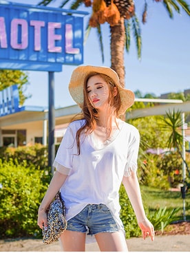 「hat」｜chuutaiwanさん（レディース・164cm）の春コーディネート