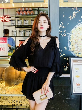 「chuu（チュー）のアイテム」を使った、chuutaiwanさん（レディース・164cm）の夏コーディネート