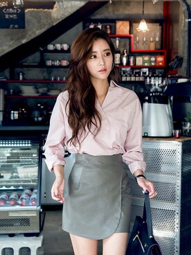 「chuu（チュー）のアイテム（トップス）」を使った、chuutaiwanさん（レディース・164cm）の夏コーディネート