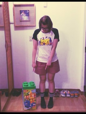 「LEGO（レゴ）のアイテム（その他）」を使った、Lulupapaさん（レディース・170cm）の秋コーディネート