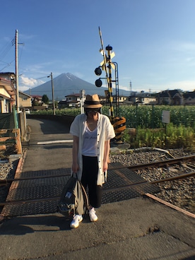 「mount Fuji」｜Lulupapaさん（レディース・170cm）の夏コーディネート