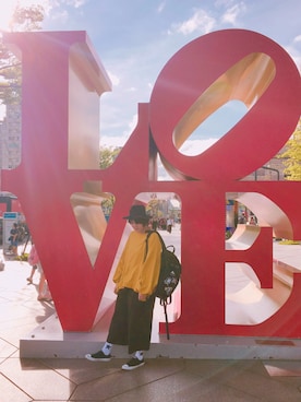 「LOVE」｜「アイテム（その他）」を使った、Lulupapaさん（レディース・170cm）の秋コーディネート
