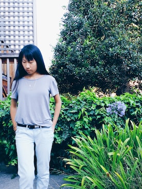 「Holisterのアイテム（デニムパンツ、その他）」を使った、Prissyさん（レディース・157cm）の秋コーディネート