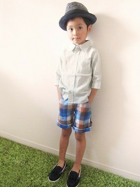 やまとくんさん（キッズ・110cm）の夏コーディネート