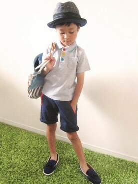 やまとくんさん(キッズ・110cm)の夏コーディネート