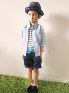 やまとくんさん（キッズ・110cm）の夏コーディネート