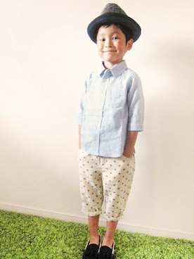 やまとくんさん（キッズ・110cm）の夏コーディネート