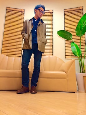 「アイテム（トレンチコート）」を使った、kyosukeさん（メンズ・172cm・20代）の秋コーディネート