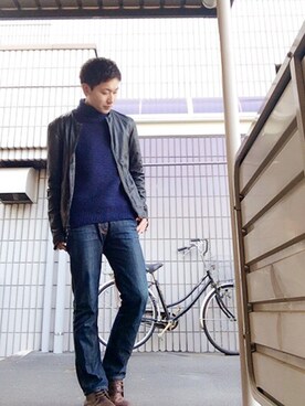 kyosukeさん（メンズ・172cm）の冬コーディネート