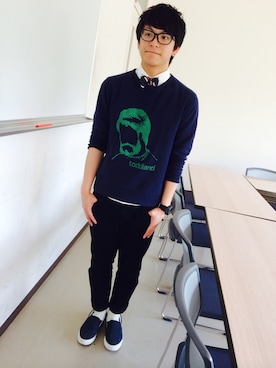 「アイテム（蝶ネクタイ）」を使った、こうせいさん（メンズ・168cm）の春コーディネート