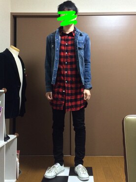 「JOURNAL STANDARD relume（ジャーナルスタンダード　レリューム）のアイテム（デニムジャケット）」を使った、モヌケノカラーさん（メンズ・169cm）の春コーディネート