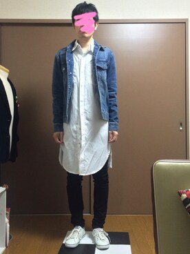 「JOURNAL STANDARD relume（ジャーナルスタンダード　レリューム）のアイテム（デニムジャケット）」を使った、モヌケノカラーさん（メンズ・169cm）の春コーディネート