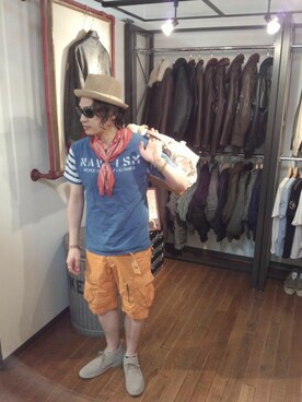 RYO-SUKEさん（メンズ・173cm）の夏コーディネート