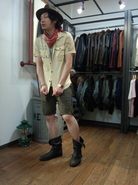 RYO-SUKEさん（メンズ・173cm）の夏コーディネート