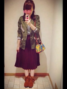 AYA☺︎さん（レディース・158cm）の秋コーディネート