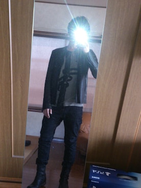「KAZUYUKI KUMAGAI」｜「アイテム（ブルゾン）」を使った、アタッチャーさん（メンズ・173cm）の春コーディネート
