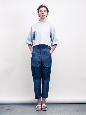 「SO（エスオー）のアイテム（パンツ）」を使った、manaさん（レディース・165cm）の冬コーディネート