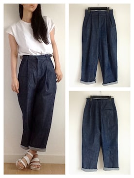 「SO（エスオー）のアイテム（パンツ）」を使った、manaさん（レディース・165cm）の春コーディネート