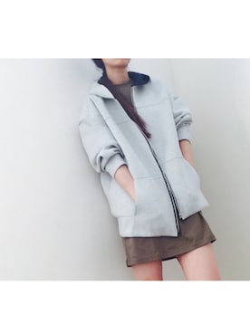 「SO（エスオー）のアイテム（ジャケット/アウター）」を使った、manaさん（レディース・165cm）の夏コーディネート
